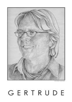 Gertrude 50 x 70 Poster hoch 300